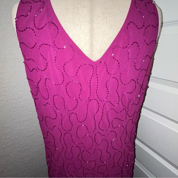 JOANNA HOPE Embellished Sequins Sleeveless Maxi Gown Dress - Picture 4 of 14